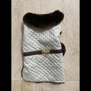 Boots Barkley Beige/Tan‎ Sherpa Dog Vest Jacket Pet Large NWOT